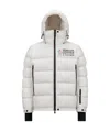 Moncler 'pramint' White Technical Nylon Down Jacket In White