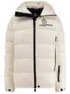 Moncler Isorno Down Jacket In Technical Nylon In Neutral
