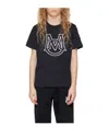 Moncler Item O-neck Short-sleeved T-shirt In Blue