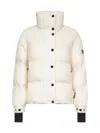 Moncler Anglin Padded Jacket With Logo-patch In White