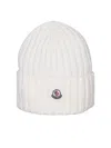MONCLER MONCLER IVORY BEANIE