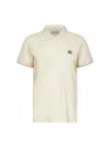 Moncler Women Cotton Polo Shirt With Iconic Patch