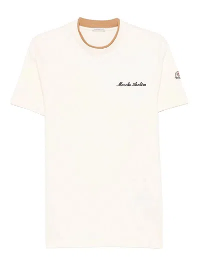 Ivory Cotton T-shirt In White from THEBS
