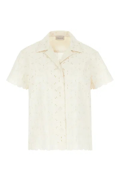 Moncler Ivory Laces Shirt In Neutral