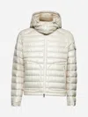 Moncler Ivory Lauros Short Hooded Down Jacket