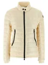 Moncler Grenoble Ivory Nylon Walibi Down Jacket In Neutral
