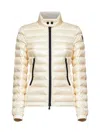 Moncler Ivory Walibi Foldable Short Down Jacket In White