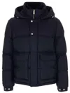 Moncler Navy Ivraie Down Jacket