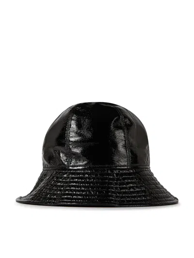 Moncler J20933b00011596l1999 Logo Patch Bucket Hat In Black