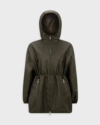 Moncler Jacka Wete Hooded Grön