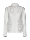 Moncler Jacket In Bianco