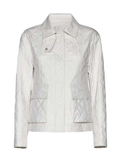 Moncler Jacket In Bianco