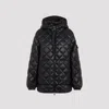 Moncler Diamond Quilted Down Jacket Puffer Jackets Black In Black