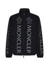 Moncler Ponset Reversible Nylon Jacket In Black