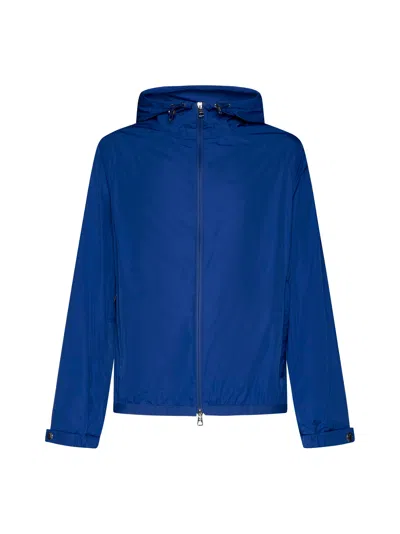 Moncler Jacket In Blu