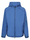 Shop Moncler Etiache Jacket In Blue