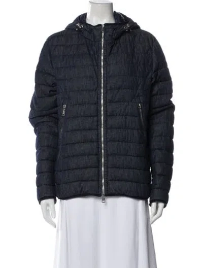 Pre-owned Moncler Jacket In Blue