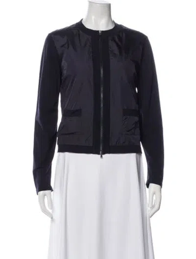 Pre-owned Moncler Jacket In Blue