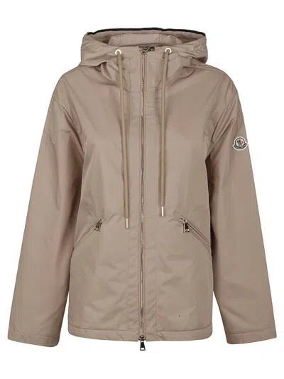 Moncler Jacket In Brown