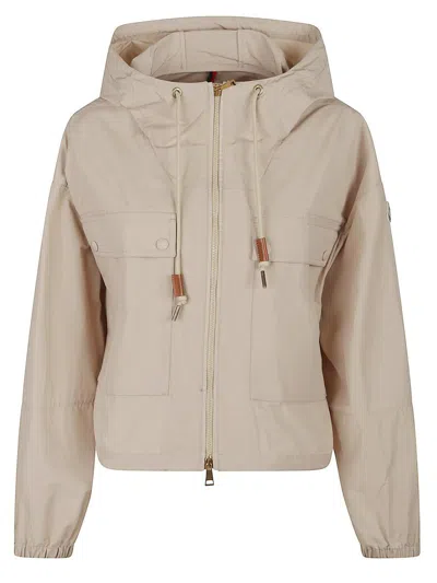 Moncler Jacket In Brown