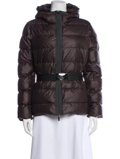 Pre-owned Moncler Jacket In Brown
