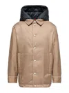 Moncler Jacket In Brown
