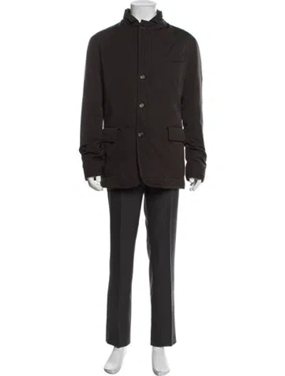 Pre-owned Moncler Jacket In Brown