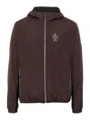 Moncler Outerwear In Brown