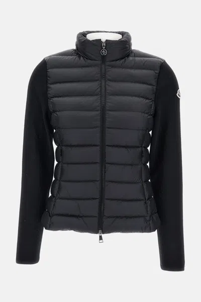Moncler Jacket Cardigan In Black