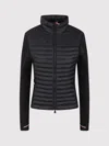 Moncler Power Grid Paneled Polartec® Jersey And Quilted Shell Down Base Layer In Black