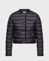 Moncler Jacket Fleurs In Black