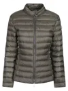 Moncler Women Igelle Short Down Jacket In Green