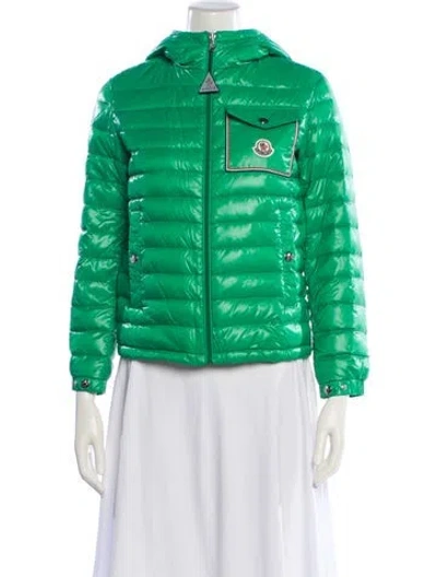Pre-owned Moncler Jacket In Green