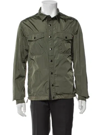 Pre-owned Moncler Jacket In Green