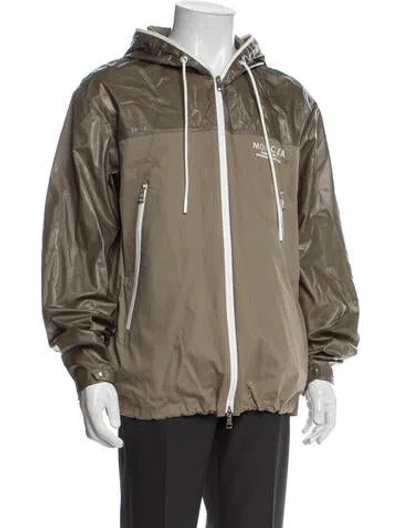 Pre-owned Moncler Jacket In Green