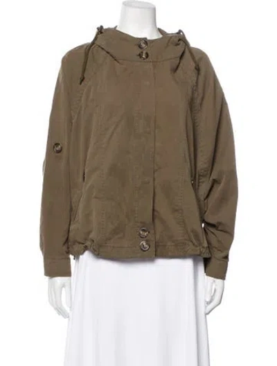 Pre-owned Moncler Jacket In Green
