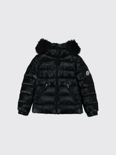 Moncler Jacket Kids Color Black In Blue