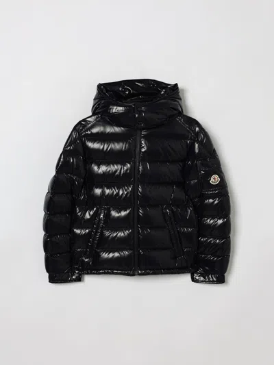 Moncler Jacket Kids Color Navy In Black