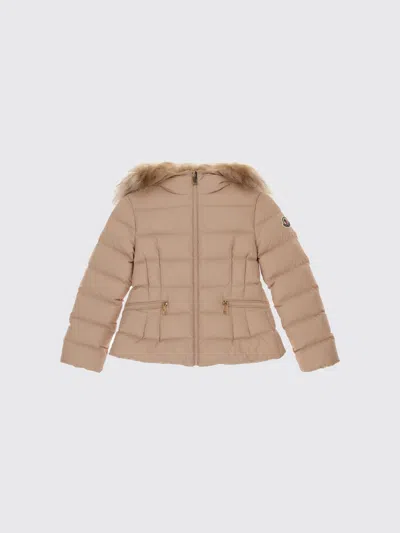 Moncler Jacket Kids Color Pink In Neutral