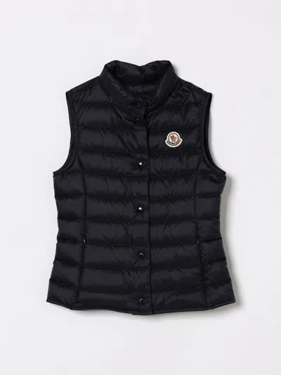 Moncler Jacket  Kids Color Blue In Black