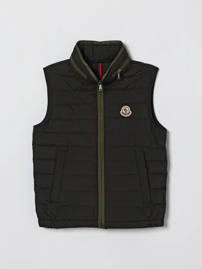 Moncler Waistcoat  Kids Color Black