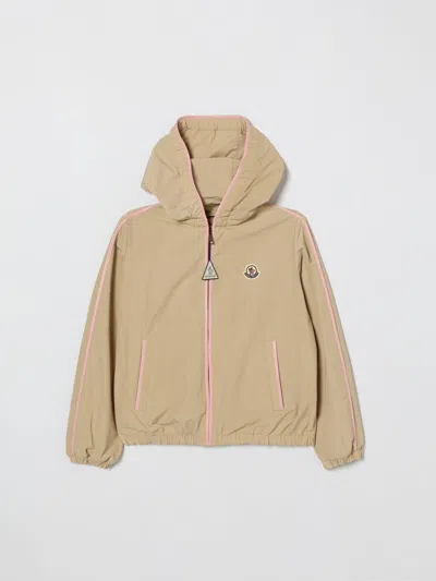Moncler Jacket  Kids Color Beige In Neutral