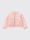 Moncler Lans Down Jacket In Pink