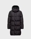 Moncler Jacket Little Long Coat In Black