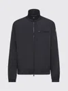 Moncler Danby High Collar Jacket Zipped Pocket In Black
