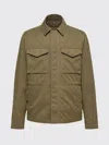 Moncler Raquille Jacket Polyester Blend Collared Design In Green