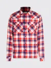 Moncler Grenoble Long Sleeved Check Patterned Jacket In Multi