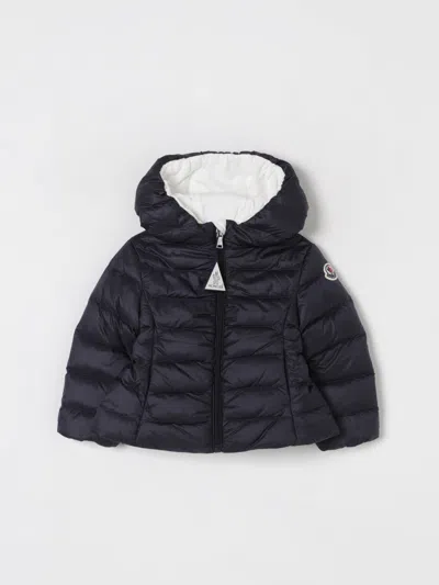 Moncler Babies' Jacket  Kids Color Blue In Black