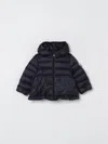 Moncler Jacket  Kids Color Blue In Black