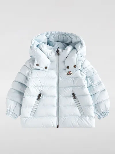 Moncler Jacket  Kids Color Blue In White
